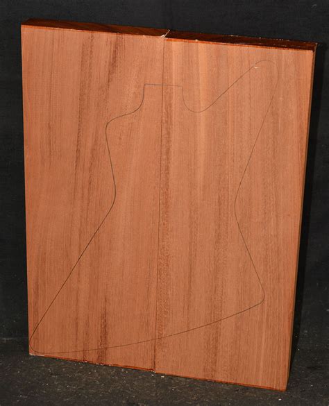 Genuine Mahogany Solid Body Guitar Blanks .
